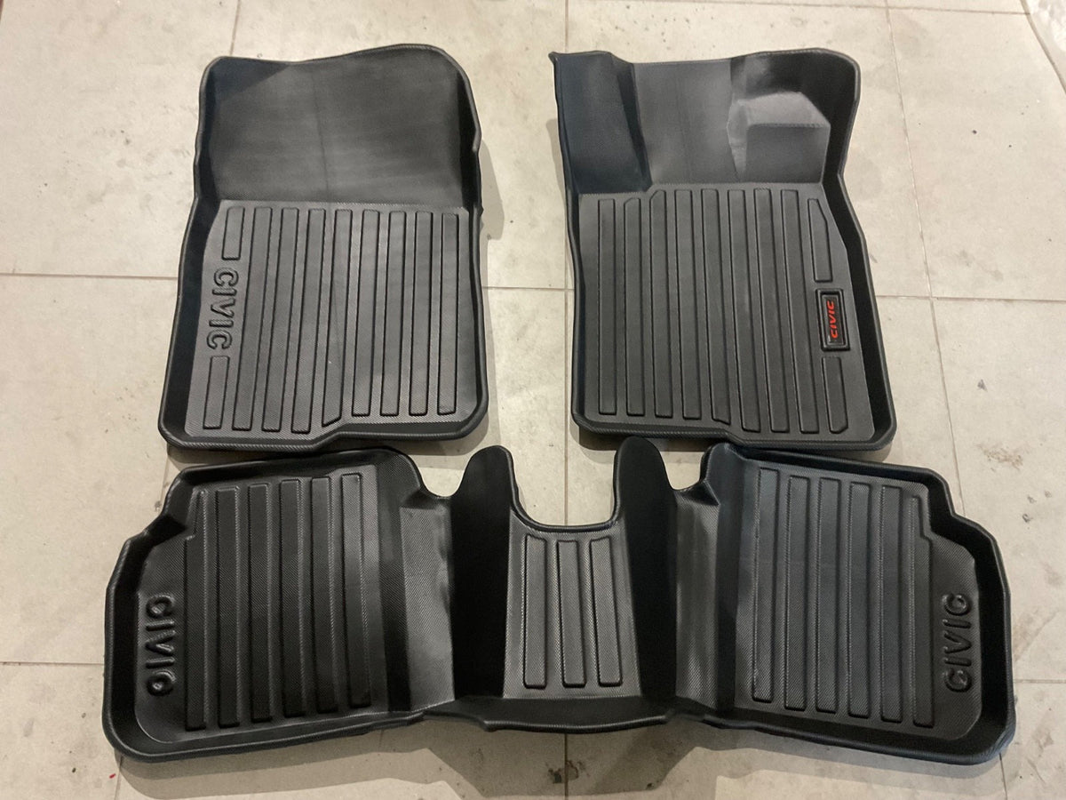 Toyota Revo Rocco GR PVC Rubber Floor Mats For 2016 - 2022