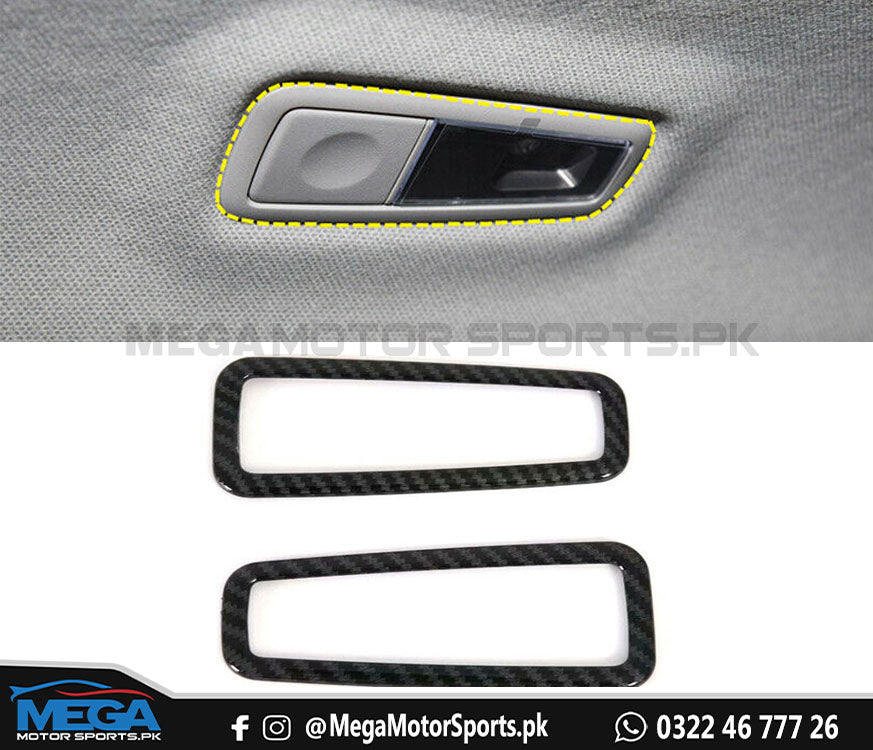 Hyundai Tucson Roof Reading Light Carbon Fiber Trims For 2020 2021