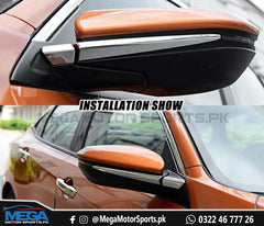 Honda Civic X Side Mirror Chrome Trims 4 Piece 2016-2021