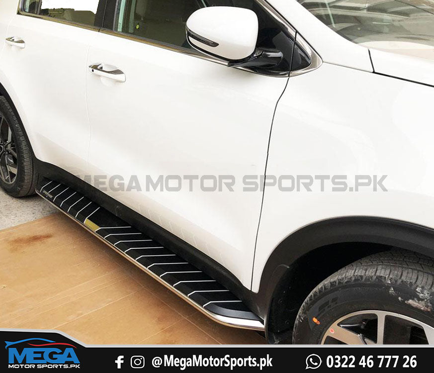 KIA Sportage RS Style Side Steps For 2020 2021