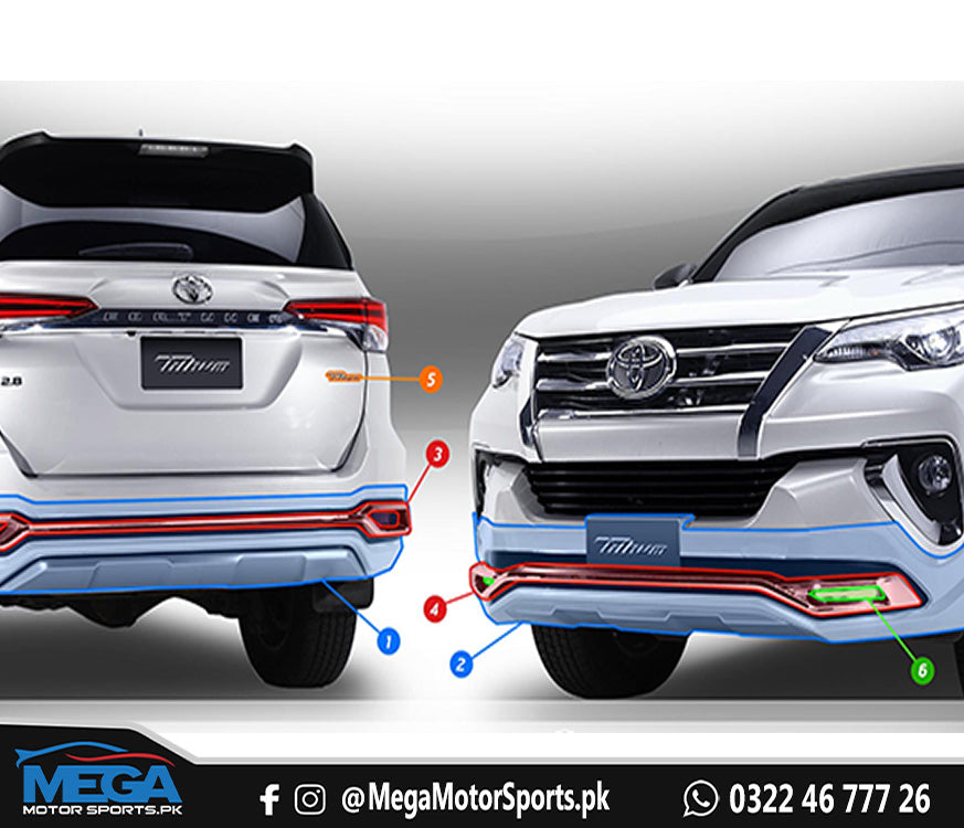 Toyota Fortuner Tithum Style Body Kit Thailand 2016-2020
