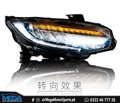 Honda Civic OEM Genuine LED Headlights (Blink Indicator) - Facelift 2016 -2021