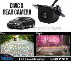 Honda Civic X Rear View Camera For 2016 - 2021