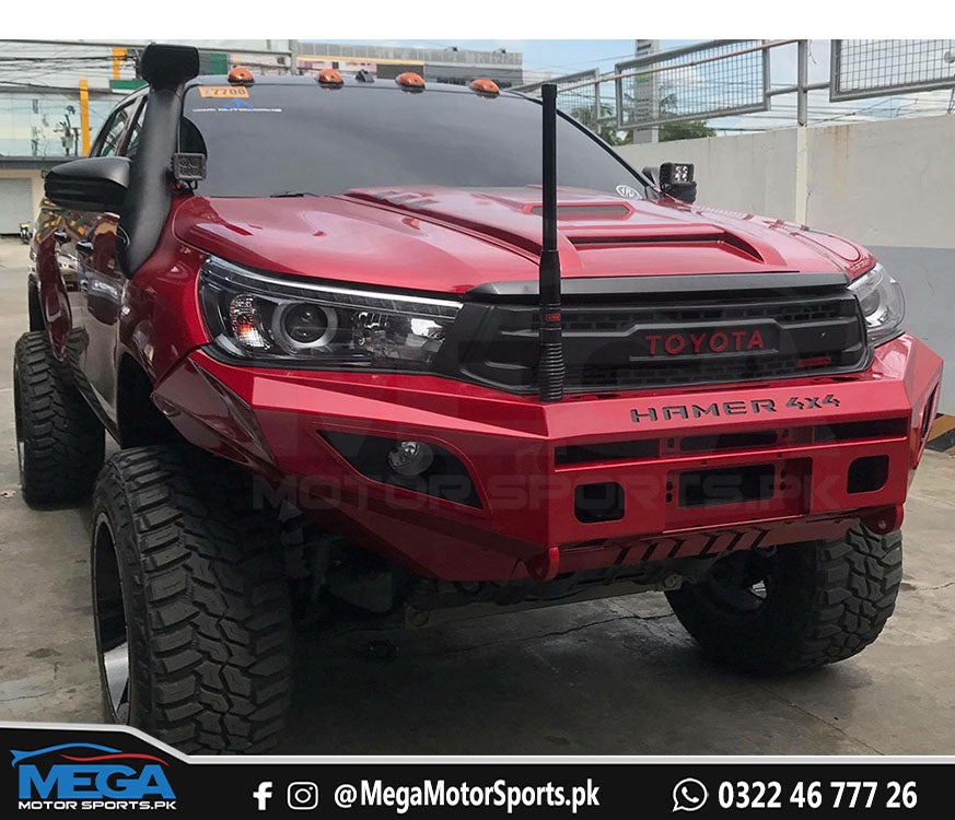Toyota Hilux Revo Hamer Front Bull Bar V2