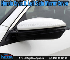 Honda Civic X Replacement Left Side Mirror Cover For 2016 - 2021