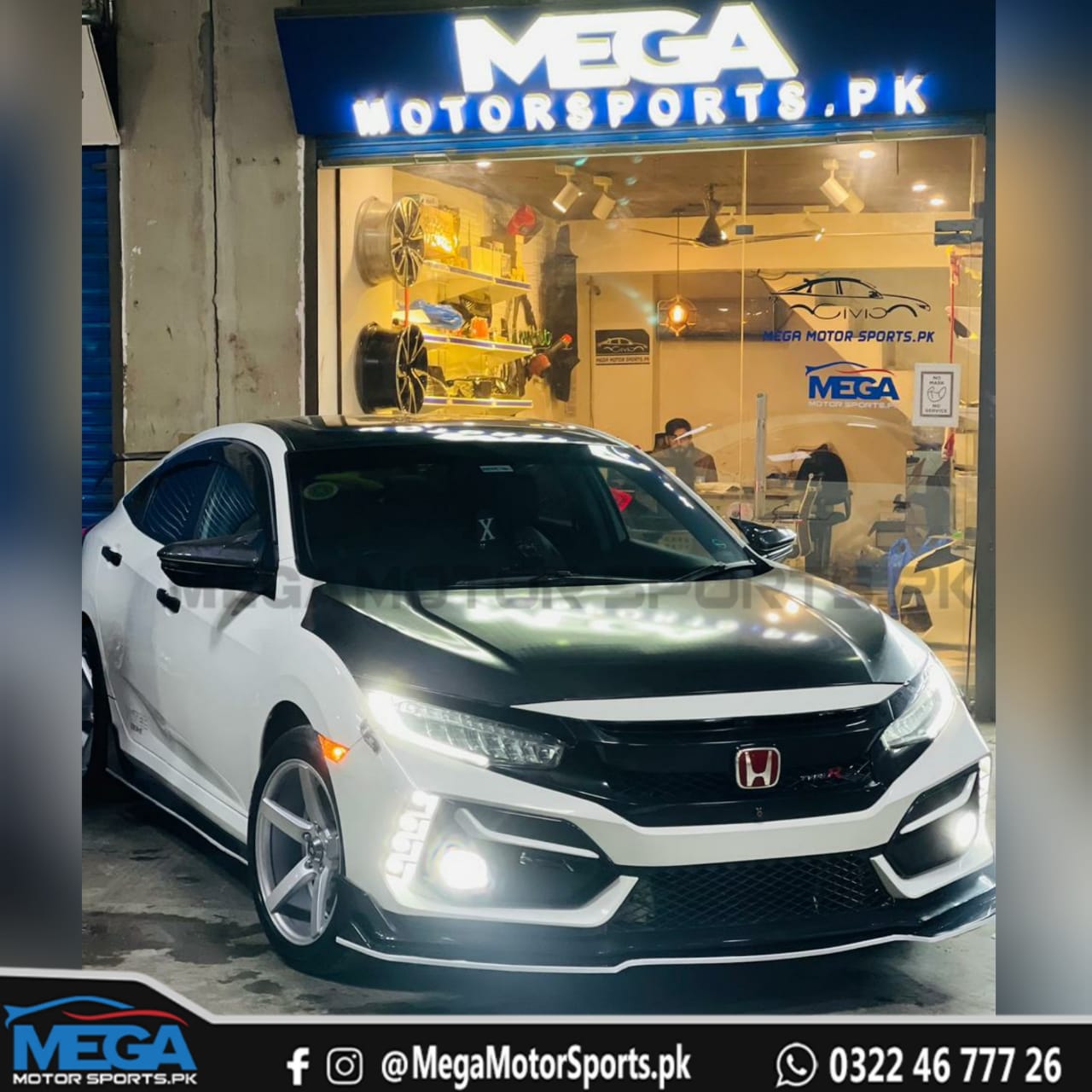 Honda Civic X Type R V2 Body Kit Facelift Conversion | Version 2 Type R Bodykit 2016 - 2021