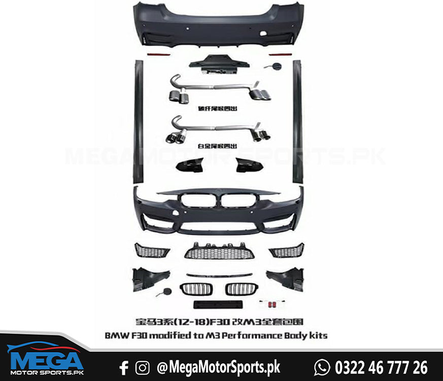 BMW 3 Series F30 M3 Body Kit / Bodykit