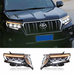 Toyota Prado Lexus Style V2 Headlights - Model 2009-2020