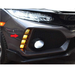 Honda Civic X 3 Lens 2 Color LED Fog Lamps 2016+