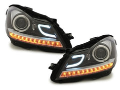 Mercedes C Class W204 Facelift Headlights 2012 - 2014
