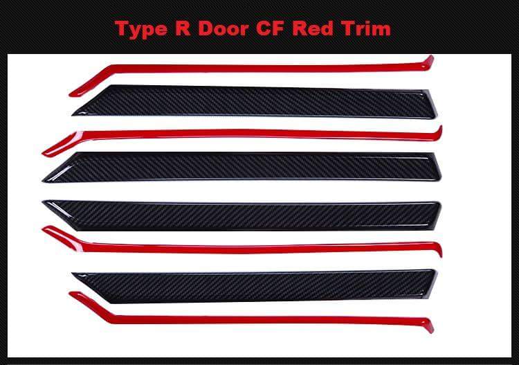 Honda Civic Red Interior Door Strip