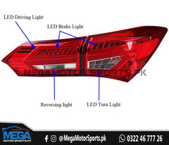 Toyota Corolla Backlights E Class Model 2014-2016