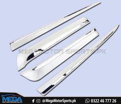 Toyota Corolla Door Lower Chrome Moulding Big Version 4 PCS