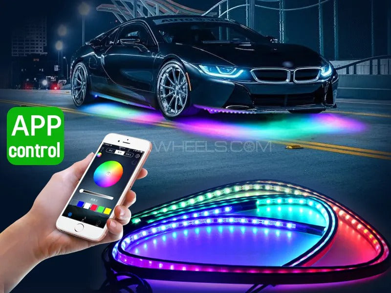 RGB Running Car Under Glow | Neon Lights Premium Quality