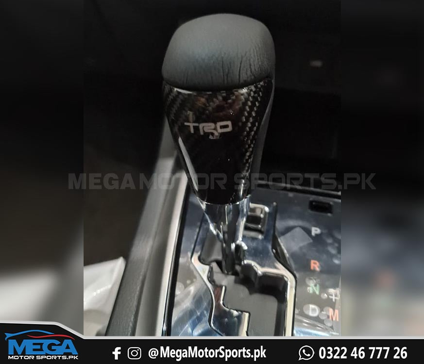 Toyota Corolla TRD Gear Knob - Original Carbon Fiber and Leather