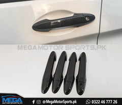 Honda City Carbon Fiber Door Handles Covers 2012 - 2019