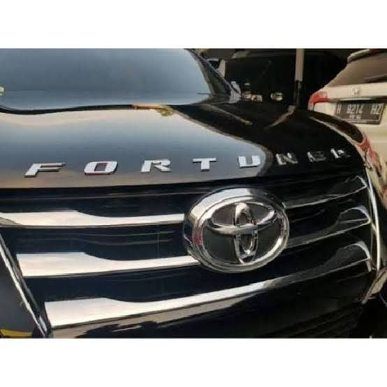 Toyota Fortuner Hood Chrome Garnish - Model 2016-2020