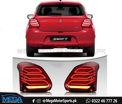 Suzuki Swift 2022 RED LED Taillights For 2022 2023