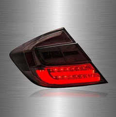 Honda Civic Rebirth Red and Smoke LED Light Bar Tail Lamps Taiwan For 2013 2014 2015 