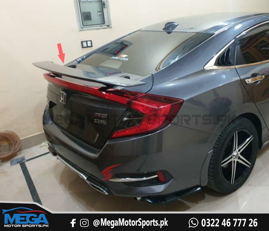 Honda Civic SI Style Spoiler For All Cars (Easy Installation)