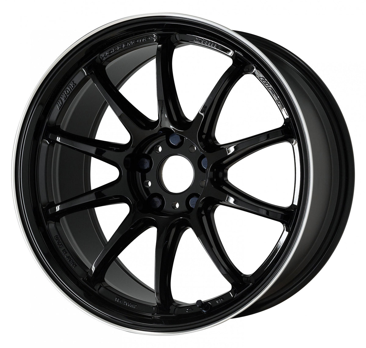 Work Emotion ZR10 15 Inches Rims - Glossy Black Color