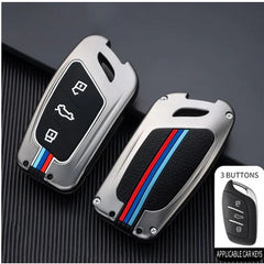 MG HS Metal Zinc Alloy Key Fob / Carbon Fiber Key Cover For 2020 2021 2022