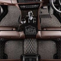 Kia Sportage 9D Diamond Floor Mats Black Grey Grass For 2020 2021