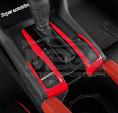 Honda Civic X Red Trims 6 Pieces 2016-2021