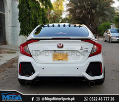 Honda Civic Si Back Bumper Covers For 2016 - 2021