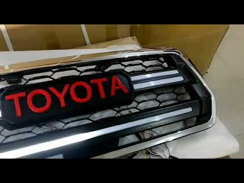 Toyota Hilux Rocco Led Grill With Toyota Logo 2016-2019