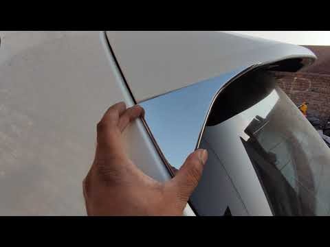 KIA Sportage Trunk Spoiler Edge Chrome Trim For 2020 2021