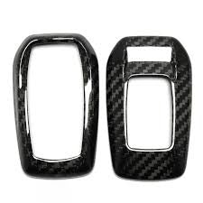 Toyota Land Cruiser Carbon Fiber Key Fob / Key Cover For 2016 2017 2018 2019 2020 2021 2022 