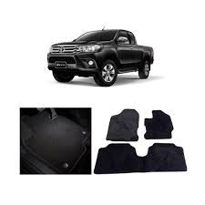 Toyota Revo Rocco GR Rug Style Twist Fiber Floor Mats For 2016 - 2021