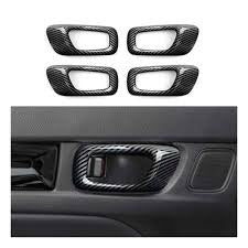 Honda Civic 2022 Carbon Fiber Interior Door Handle Covers For 11th Generation 2022 2023