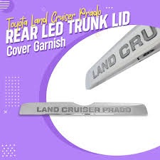 Toyota Land Cruiser Prado FJ150 Rear LED Trunk Lid Cover Garnish