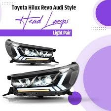 Toyota Hilux Revo Audi Q3 Style Headlights