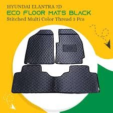 Hyundai Elantra 7D Floor Matts Black 2021 - 2024