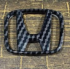 Honda Civic Carbon Fiber Steering Wheel Honda Logo / Monograms For 2006 - 2023