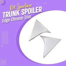 KIA Sportage Trunk Spoiler Edge Chrome Trim For 2020 2021