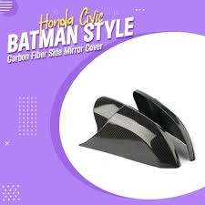Honda Civic X Carbon Fiber Side Mirror Covers V1 2016 - 2021