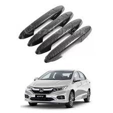 Honda City Carbon Fiber Door Handles Cover 2021 - 2025
