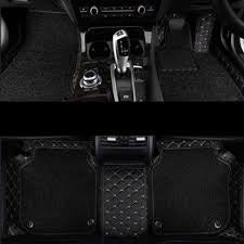 Changan Alsvin 9D Floor Mats Horizontal Stitch Black With Black Grass 2021-2025