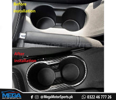 MG HS Carbon Fiber Cup Holder For 2020 2021