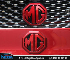 MG HS Red Front and Back Logos For 2020 2021