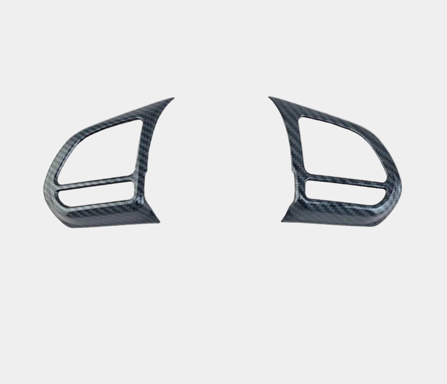 MG HS Carbon Fiber Steering Button Trims - 2 Pcs - For 2020 2021