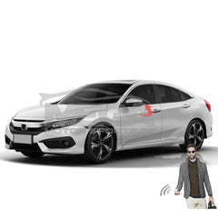 Honda Civic X Side Mirrors & Window Closer Kit For 2016 - 2021
