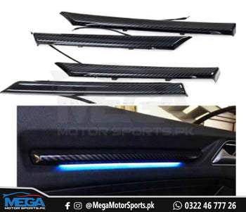 Honda Civic Interior Carbon Fiber Door Atmospheric / Illumination / Ambient Lights Kit ( 11 Clr )