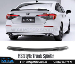 Honda Civic 2022 RS Style Trunk Spoiler For 11th Generation 2022 2023