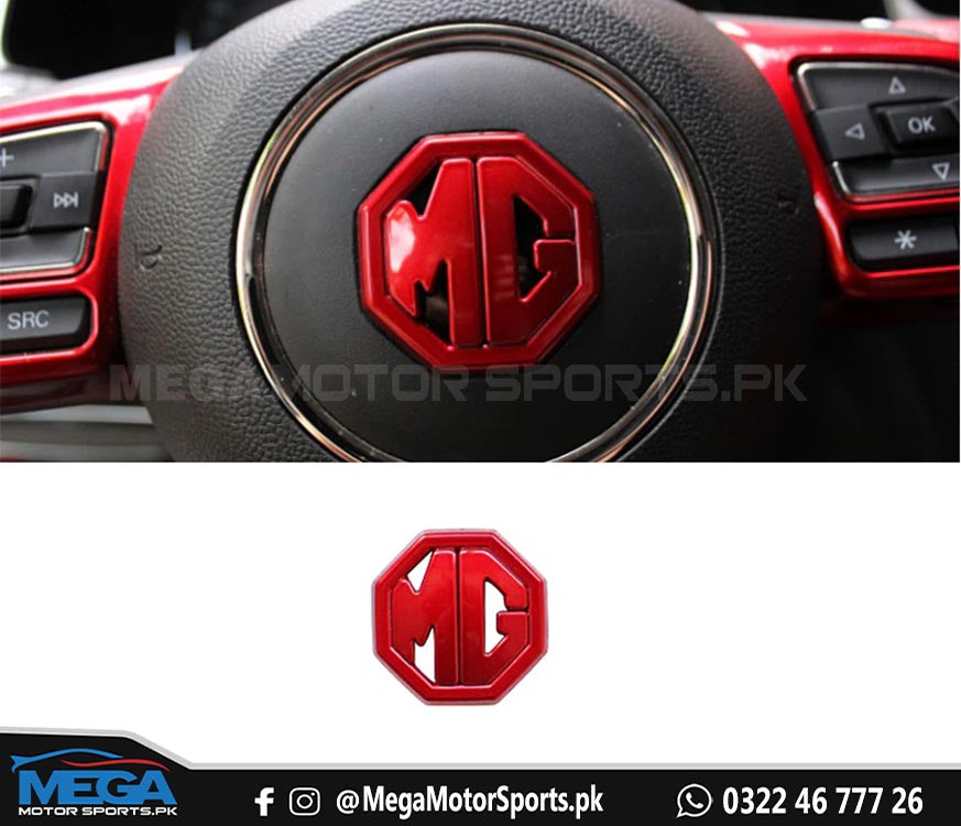MG HS Red Steering Logo For 2020 2021
