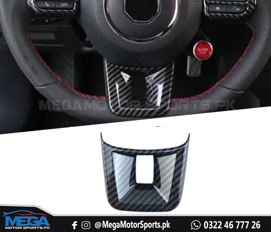 MG HS Carbon Fiber Steering Trim - 1 Pc- For 2020 2021